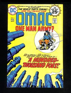 Omac #3 Hundred Thousand Foes! Kafka Appearance Jack Kirby Cover!