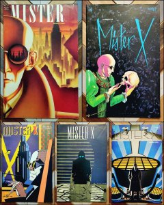 MISTER-X #3,6,7,8,9 (Vortex 1985) Set Of 5 THE SECRET Hernandez, Motter, Seth