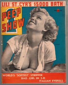 Peep Show #15-Spring 1954-Charlton-Eve Meyer-Lili St Cyr-FN