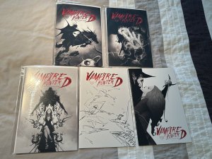 Vampire Hunter D Message From Mars Jae Lee Ryan Benjamin 15 Prints 30 Comics Box