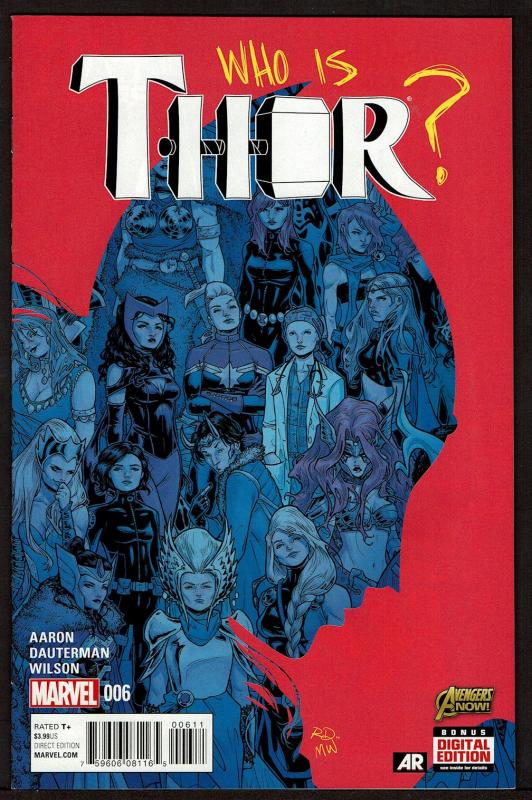 Thor #6 Female Thor (May 2015 Marvel)  9.2 NM-