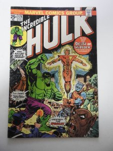 The Incredible Hulk #178 (1974) GD condition Centerfold detached