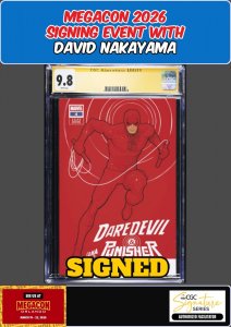 DAREDEVIL PUNISHER DEVIL'S TRIGGER #4 CGC SS 9.8 DAVID NAKAYAMA MEGACON PRESALE