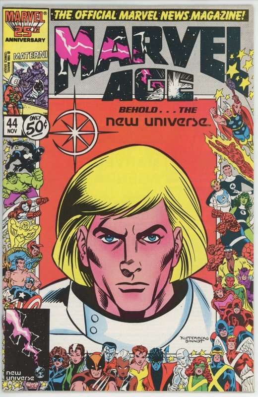 Marvel Age #44 (1983) - 6.0 FN *25th Anniversary Cover* 