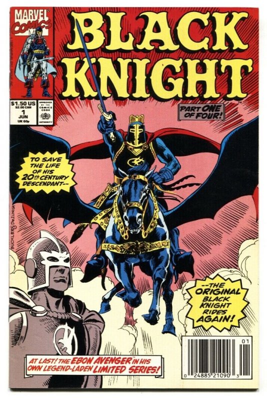 Black Knight #1 1990 -  First issue-Marvel comic book  NM-