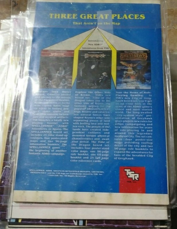 Web of spider-man annual # 5 1989 marvel    aTLANTIS ATTACKS  FANTASTIC FOUR 