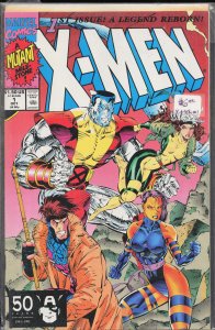 X-Men #1 Colossus and Gambit Cover (1991) X-Men [Key Issue]