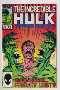 The Incredible Hulk #315 (1986) Hulk