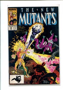 New Mutants #54- Sealed & Signed by Bob McLeod (7.5/8.0) 1987