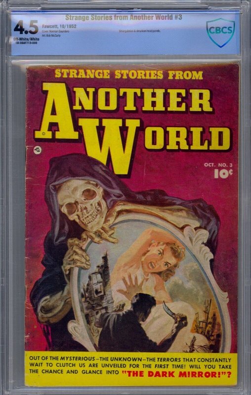 STRANGE STORIES FROM ANOTHER WORLD #3 CBCS 4.5 PRE-CODE HORROR NOT CGC