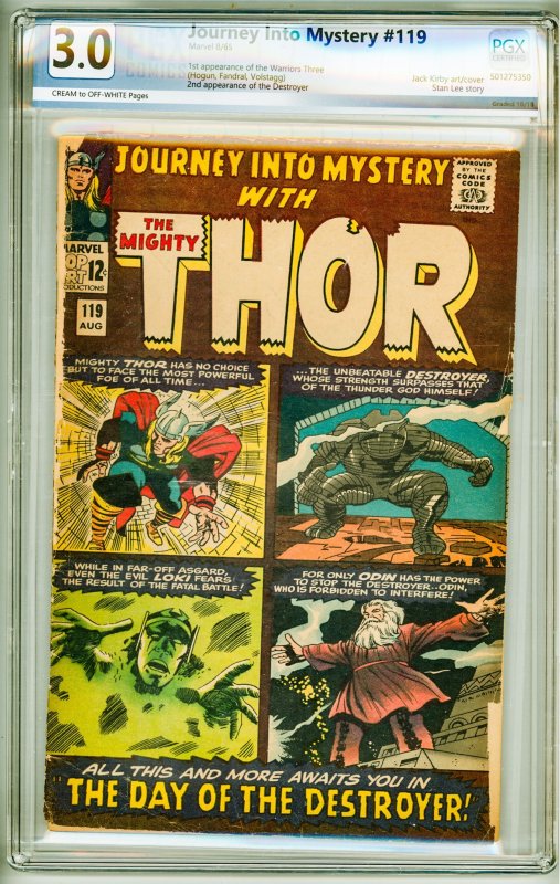 Journey into Mystery #119 (1965) PGX 3.0 1st Appearance of the Warriors Three!