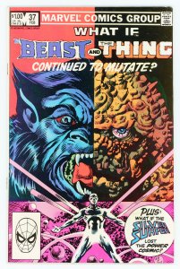 What If? #37 (1977 v1) Thing Fantastic Four Beast X-Men VF+