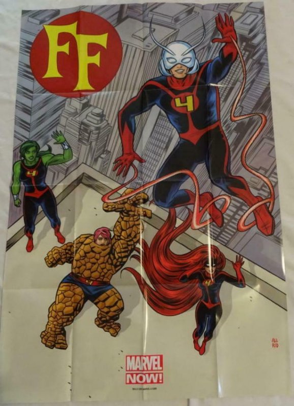 FF Promo Poster, 24 x 36, 2012, MARVEL, Unused 138 Fantastic Four Ant-man