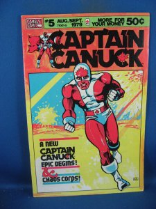 CAPTAIN CANUCK 5 F VF 1979