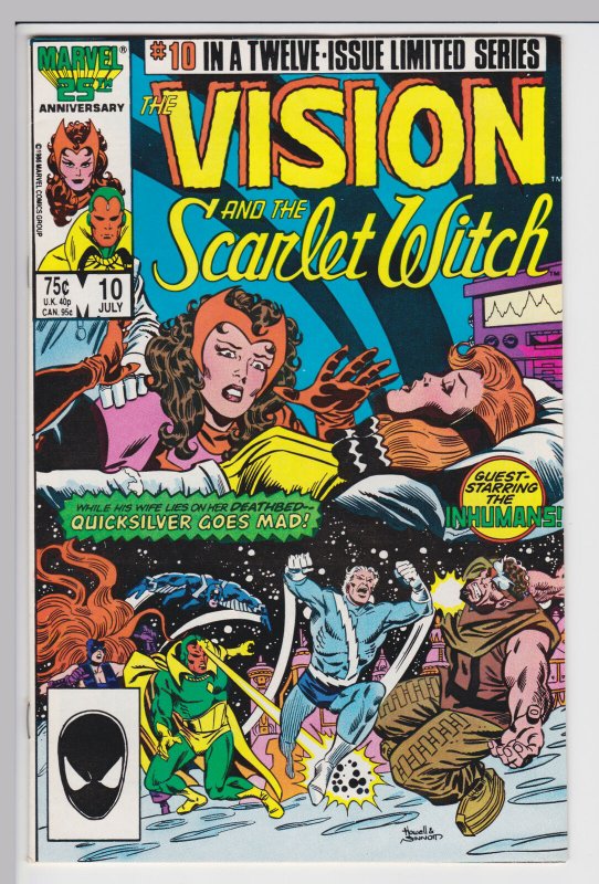 Vision and the Scarlet Witch #10   July 1986 - VF