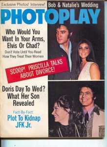 MAG: Photoplay-Elvis Presley-Raymond Burr-Greer Garson-Oct-1972