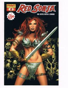 Red Sonja # 0B Dynamite Comic Books Hi-Res Scans Awesome Issue Modern Age!!! S10