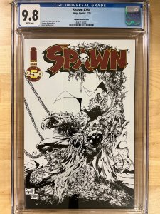 Spawn #250 Cover H - Greg Capullo - Retailer Incentive Sketch Cover  CGC 9.8