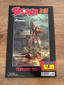 Spawn # 314 NM 1st Print Cover A Image Comic Book Todd McFarlane 8 J288