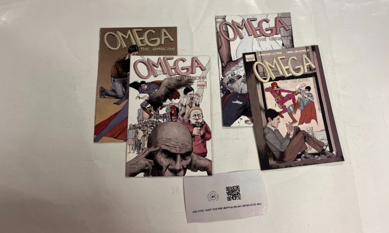 4 Omega The Unknown Marvel Comics books #2 3 4 5 Lethem 42 JW37