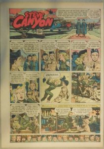 (52) Steve Canyon Sundays by Milton Caniff  from 1958 Complete Year ! Tabloid