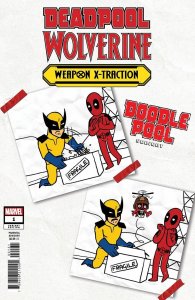 Deadpool Wolverine Weapon X-Traction #1 2024 Doodlepool Cover C Marvel EB206