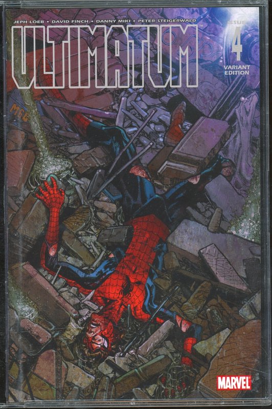 Ultimatum #4 Spider-Man Cover (2009) Ultimatum