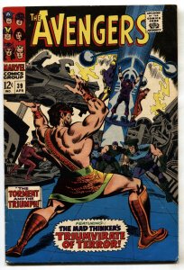 THE AVENGERS #39--1967--MARVEL--HAWKEYE--QUICKSILVER--comic book