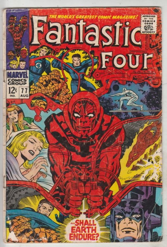 Fantastic Four #77 (Aug-68) VG Affordable-Grade Fantastic Four, Mr. Fantastic...