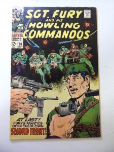 Sgt. Fury #58 (1968) FN- Condition