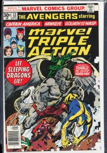 Marvel Triple Action #33 (1977) The Avengers