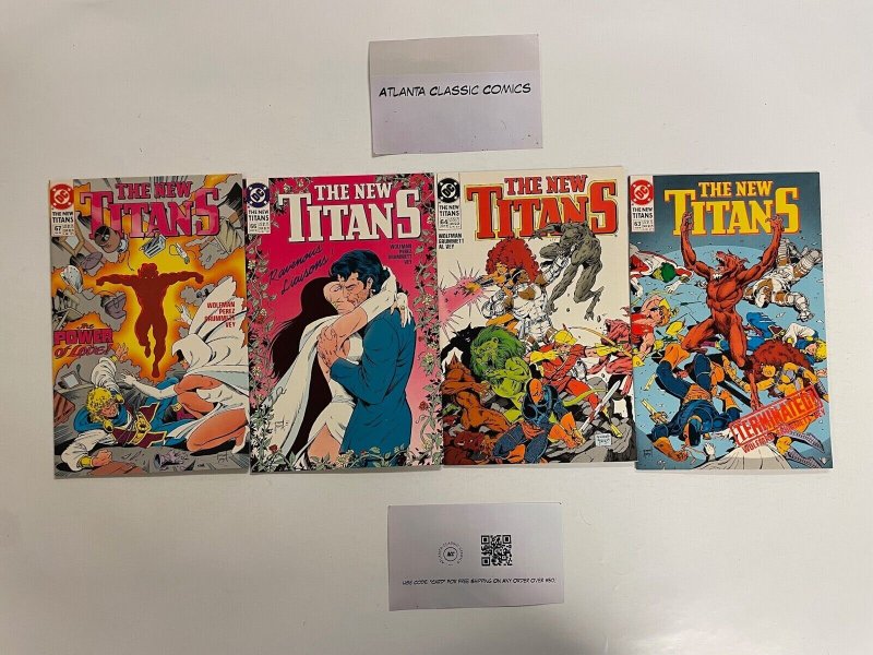 4 The New Teen Titans DC Comics # 63 64 66 67       72 NO9