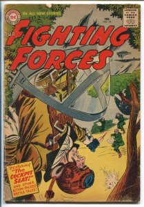 OUR FIGHTING FORCES #18-1957-DC-SILVER AGE-JOE KUBERT-RUSS HEATH-vg