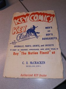 Key Comics Riders Sanforized Lee Dungarees Promo Issue Comic Book candy