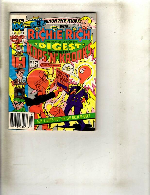 Lot of 8 Richie Rich Digest Pocket Books #1 2 4 5 12 13 17 18 WS15