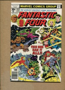 Fantastic Four #183 - This One Has it All - 1977 (Grade 9.2) W