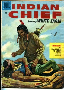 Indian Chief #20 1955-Dell-excellent Indian imagery-White Eagle-FR