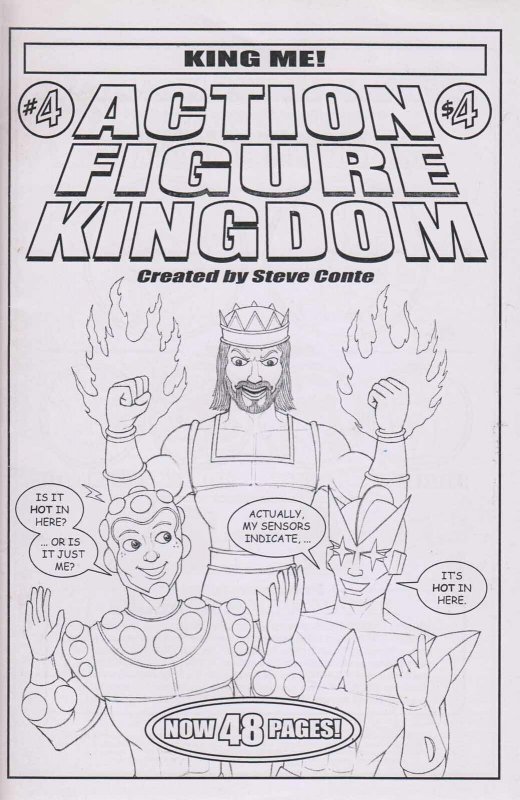 Action Figure Kingdom #4 FN; Steve Conte | save on shipping - details inside