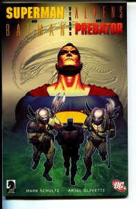 Superman and Batman VS. Aliens and Predator