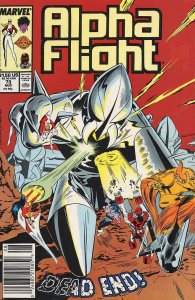 Alpha Flight (1st Series) #73 (Newsstand) VG; Marvel | low grade - James Hudnall