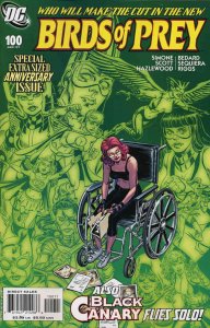 Birds of Prey #100 FN ; DC | Gail Simone Wheelchair Cover