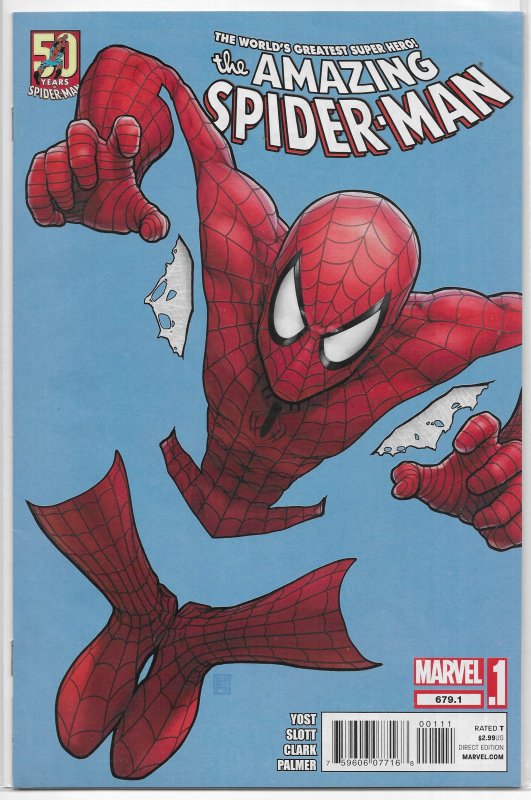 Amazing Spider-Man (vol. 2, 1998) #679.1 VG Slott, Yost, Clark, Palmer, Morbius