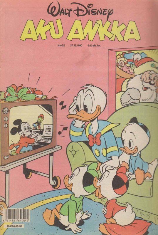 Walt Disney's Aku Ankka (1990) #52 FN; Sanoma | we combine shipping 