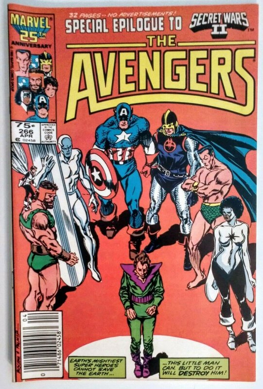 Avengers #266 RARE MARK JEWELERS EDITION 