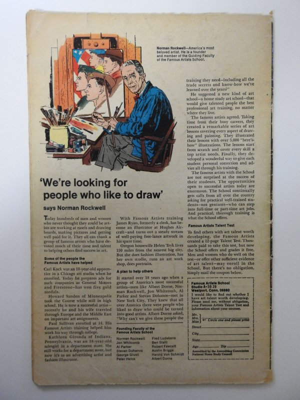 Thor #157 (1968) GD/VG Cond moisture stain, centerfold detached bottom staple