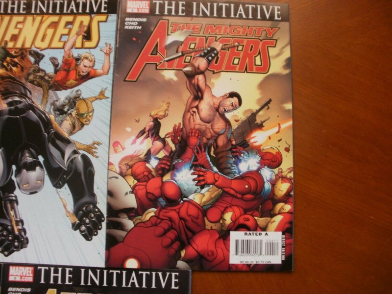 5 Near-Mint Marvel Comic: AVENGERS THE INITIATIVE #1 2 4 5 6 (2007) Bendis Cho