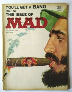 MAD Magazine Oct 1963 No 82 Fidel Castro Alfred Hitchcock The Birds The Nurses