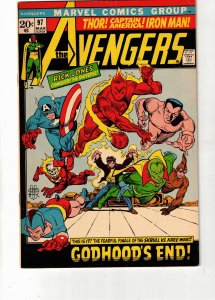 The Avengers #97 (1972) High-Grade VF/NM New Captain Marvel & Invaders Utah CERT