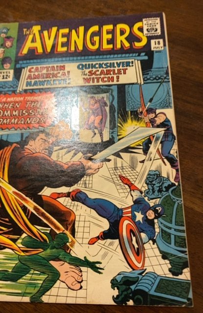 The Avengers #18 (1965)when commisar commands