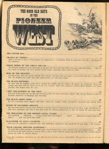 Pioneer West 9/1974-Century-card game cover-badmen of the west-Black pioneers...